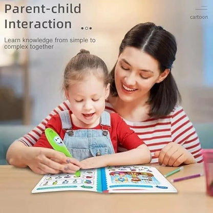 Kids Preschool Learning Book with Smart Talking Pen | 36 Interactive Learning Page