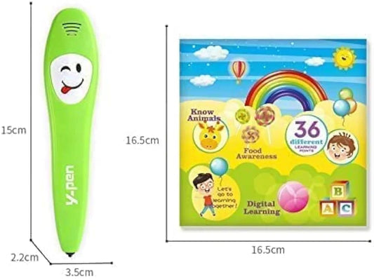 Kids Preschool Learning Book with Smart Talking Pen | 36 Interactive Learning Page