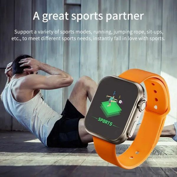 D20 Ultra Smart Watch – Heart Rate, Blood Pressure & Fitness Tracker