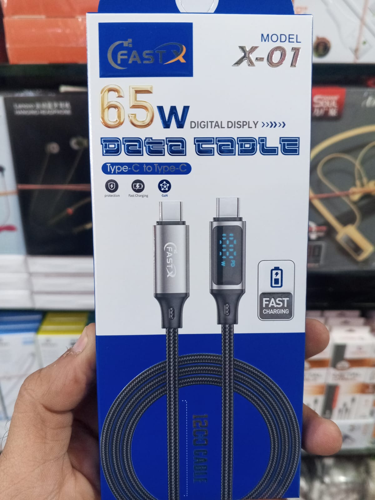 Combo Mobile Charger Adpater with Type c Cable 65W